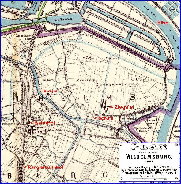 Planausschnitt von 1906